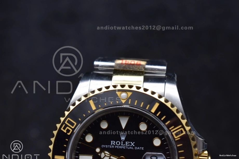 Two Sea-Dweller GMF on 126603 Dial Edition SS V A2824 Best YG YG SS 1061 Upgraded Black Tone Bracelet 1012